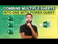 Combine Multiple Excel Sheets into One with Power Query #Tutorialspoint