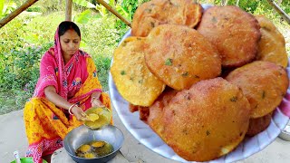 আলু সিদ্ধ করা ঝামেলা ছাড়া মাত্র কয়েক মিনিটে ১০-১৫ মুচমুচে আলুর চপ বানিয়ে নিন | aloor chop recipe