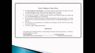 Chapter 2 - Motion and Affidavit in Support of Motion to Stop COLA