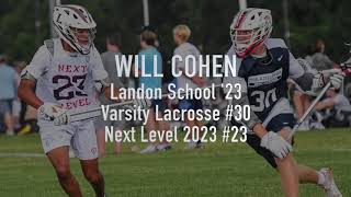 Will Cohen Sophomore Year Lacrosse Highlights