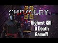 HIGHEST KILL 0 DEATH GAME!? 106 KILLS & 141 TAKEDOWNS!? (Chivalry 2)