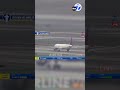 near miss between 2 planes at lax caught on video