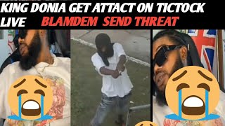 KING DONIA GET ATTACT ON LIVE  OMG,BLAMDEM TREATEN TO KILL AND INFORM ON  SCAMMERS ,TICTOCK NUH SAFE