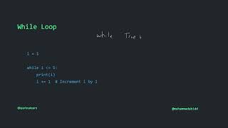 16 Python - Looping 2 - While Loop