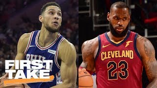 Stephen A. and Max pick 76ers to beat Cavaliers | First Take | ESPN