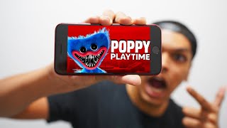 playing POPPY PLAYTIME on Mobile (Scary Horror Game)