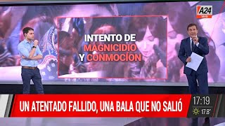 🛑 Atentado a Cristina Kirchner: un atentado fallido, una bala que no salió 🚨 A24
