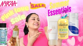 Tira Haul \u0026 I Found The BEST Summer Skin Care Essentials In The Nykaa Pink Love Sale |