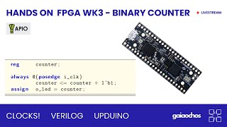 Hands on FPGA - Week 3 Binary Counter