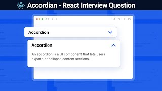 🔥 React Accordion | Machine Coding Round | React Interview Question Explained Step-by-Step