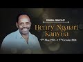 Honoring the Life of Henry Ngarari || Edited Version || Delta Media Group