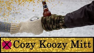 Cozy Koozy Mitt | FREE Crochet Pattern Tutorial