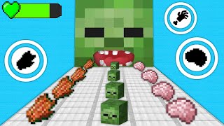 Minecraft Monster School - ZOMBIE RACE FOR SURVIVAL Animation NOOB VS PRO Smile Rush GamePlay MOVIE