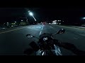 it s 11pm come ride with me.. suzuki gsx 8r arrow exhaust