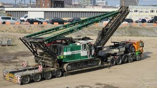 Soeren66 - Verladung Bohrer HITACHI KH 180 GLS auf Schwertransporter HOLTROP V. D. Vlist