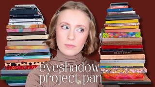 Trying to use EVERY pan of eyeshadow in a year?! PROJECT NO PAN LEFT BEHIND INTRO