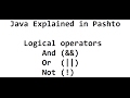 32. Logical Operators in Java