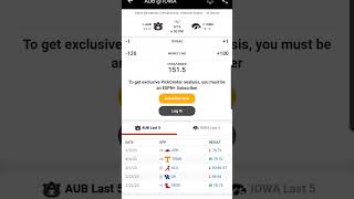 AUBURN VS IOWA MARCH MADNESS MONEY PICK #auburn #iowa #marchmadness #cbbpicks #hawkeyes #tigers