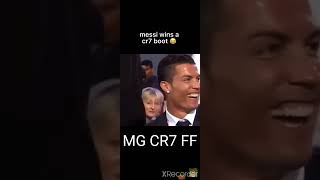 Look at Cristiano Ronaldo face Messi win cr7 shoes #shorts #viral #cr7 #messi
