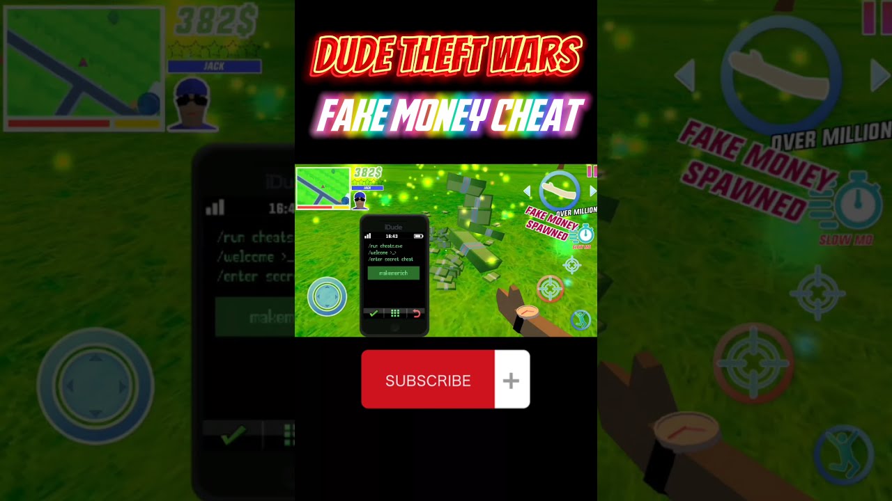 Dude theft wars new cash cheat code#dudetheftwar #newcash #fakemoney #trending #viral #shortvideo