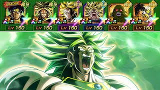 FULL LR BROLY TEAM SHOWCASE! Dragon Ball Z Dokkan Battle