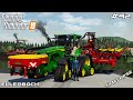 Planting w/ John Deere 8RX & MrsTheCamPeR | Animals on Ellerbach | Farming Simulator 19 | Episode 42