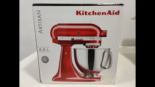 Unboxing #4: KitchenAid Artisan Stand Mixer 5KSM175