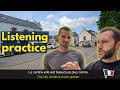 Easy French Listening Practice in France |  (FR/EN Subtitles) Vlog France