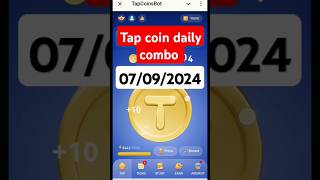 Tap coin daily bounty 7 September | Tap coin daily combo today #tapcoin #cryptocoin #binance