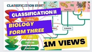 FORM 3 BIOLOGY                                                   TOPIC: CLASSIFICATION II (LESSON 1)