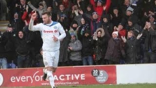 Scott Hogan's hat-trick v AFC Wimbledon, 08.02.14