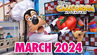 Disney California Adventure - March 2024 Walkthrough: Food & Wine Festival [4K POV]