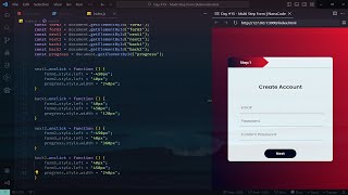 NaeuCode - Day #15 - Multi Step Form - Using HTML CSS & JavaScript - No Talking