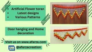 Flower Toran for door hanging and home decoration afarza home decor 23140MN