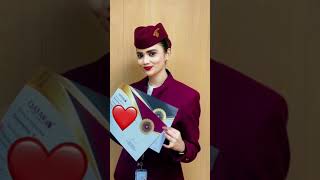 හැමෝගෙම හීන හැබෑ වෙන්න ඕන..❤️#crew#flightattendant #QR#UL#srilankan