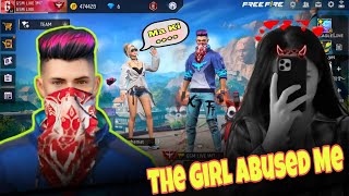 Don't Mess With The Girl 😲 || The Girl Abused Me 😱 || Garena Free Fire