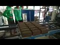 actual production of cement brick mold from volcanic ashes from taal