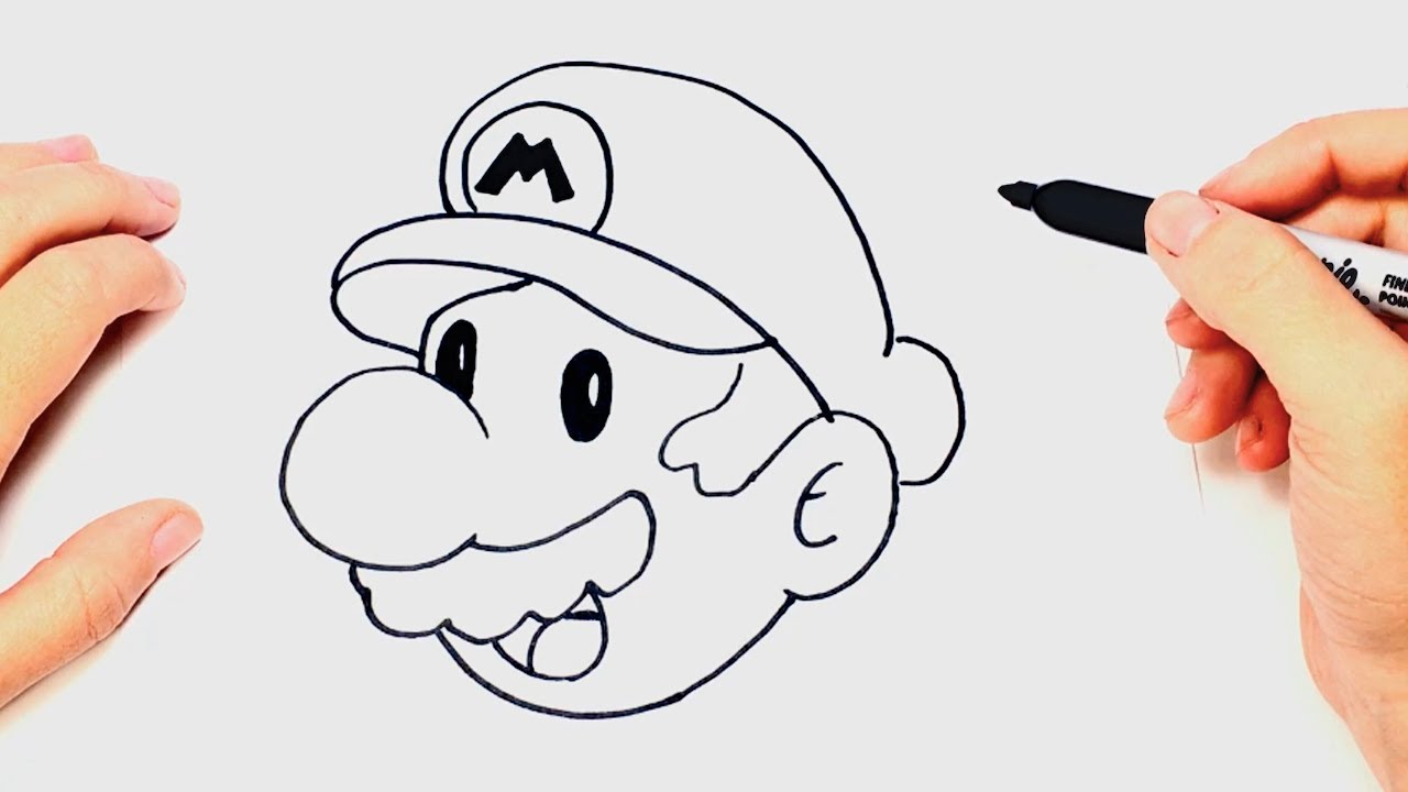 How To Draw Mario Bros | Mario Bros Easy Draw Tutorial - YouTube