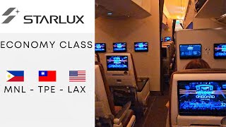 STARLUX FLIGHT REVIEW MNL-TPE-LAX | EXCELLENT ECONOMY CLASS EXPERIENCE