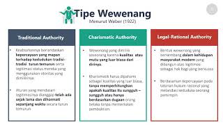 Sosiologi Umum - Kekuasaan dan Wewenang (Part 2)