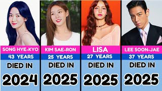 Greatest Korean Actors Who Have Died From 2000 to 2025 ?