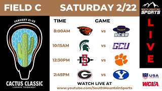 FIELD C | Sat 2/22 | 2025 Cactus Classic Women's Lacrosse Livestream