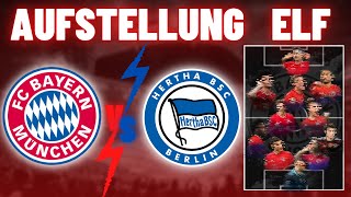 Fc Bayern vs Hertha Berlin Wunsch Aufstellung + Taktik