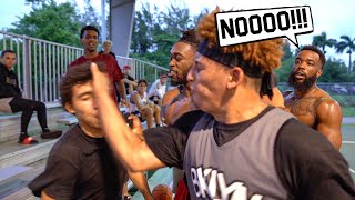 We Got In A FIGHT With Cash Nasty & Friga! 5v5 Basketball At The Park!