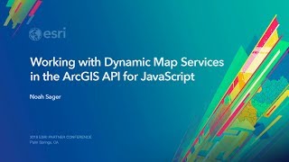 Working with Dynamic Map Services in the ArcGIS API for JavaScript