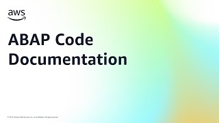 ABAP Code Documentation | Amazon Web Services