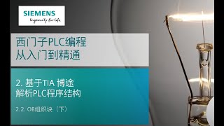 课时33 西门子S7-1500 PLC编程从入门到精通 15 TIA Portal(博途)PLC程序结构 - OB 组织块 (下)