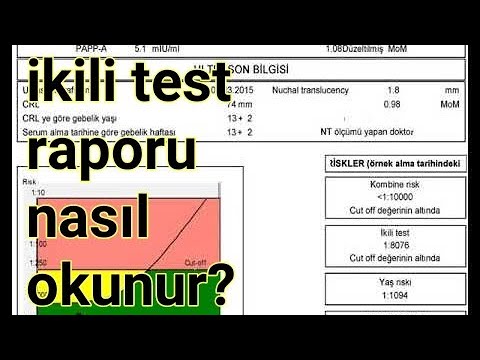 İkili Tarama Testi (11-14, Ense Kalınlığı, Down Sendromu Testi, "zeka ...