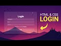 How To Create Glassmorphism Login Form In HTML and CSS | Make Sign In Form Design