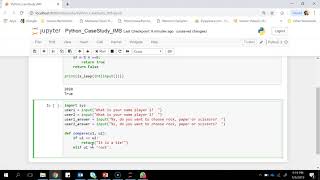 #1. #pythontutorial Case Study using #jupyternotebook .